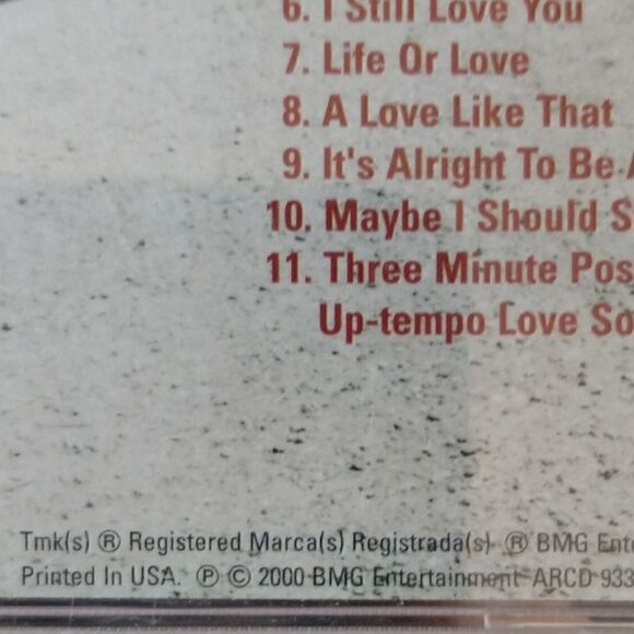 Alan Jackson When Somebody Loves You Country CD Disc Country 2000 PLAYS GREAT - Picture 6 of 13